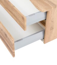 Waschtisch-Set >Villach< (B/H/T: 121x41x47 cm) in wotaneiche - 121x41x47 (BxHxT)