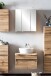 Waschtisch-Set >Villach< (B/H/T: 60x200x47 cm) in wotaneiche - 60x200x47 (BxHxT)