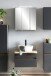 Waschtisch-Set >Villach< (B/H/T: 60x200x47 cm) in matt grau - 60x200x47 (BxHxT)