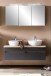 Waschtisch-Set >Villach< (B/H/T: 120x200x47 cm) in matt grau aus MDF