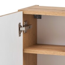 Hängeschrank >Kaprun< (B/H/T: 30x64x20 cm) in wotaneiche - 30x64x20 (BxHxT)