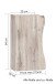 Hängeschrank >Kaprun< (B/H/T: 30x64x20 cm) in wotaneiche - 30x64x20 (BxHxT)
