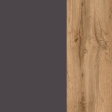Hängeschrank >Kaprun< (B/H/T: 30x64x20 cm) in graphit aus MDF - 30x64x20 (BxHxT)