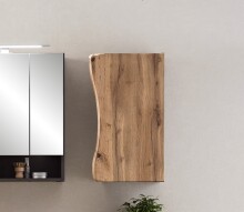 Hängeschrank >Kaprun< (B/H/T: 30x64x20 cm) in graphit aus MDF - 30x64x20 (BxHxT)