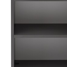 Hängeschrank >Kaprun< (B/H/T: 30x64x20 cm) in graphit aus MDF - 30x64x20 (BxHxT)