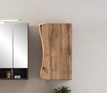 Hängeschrank >Kaprun< (B/H/T: 30x64x20 cm) in graphit aus MDF - 30x64x20 (BxHxT)