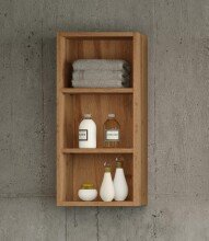 Hängeregal >Kaprun< (B/H/T: 30x64x18 cm) in wotaneiche - 30x64x18cm (BxHxT)