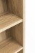 Hängeregal >Kaprun< (B/H/T: 30x64x18 cm) in wotaneiche - 30x64x18cm (BxHxT)