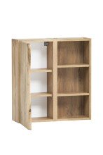 Hängeschrank >Kaprun< (B/H/T: 60x64x20 cm) in wotaneiche - 60x64x20 (BxHxT)