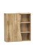 Hängeschrank >Kaprun< (B/H/T: 60x64x20 cm) in wotaneiche - 60x64x20 (BxHxT)