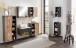 Hängeschrank >Kaprun< (B/H/T: 60x64x20 cm) in graphit aus MDF - 60x64x20 (BxHxT)