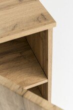 Waschbeckenunterschrank >Kaprun< (B/H/T: 37x79x35 cm) in wotaneiche aus MDF