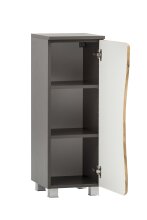 Waschbeckenunterschrank >Kaprun< (B/H/T: 37x79x35 cm) in graphit aus MDF