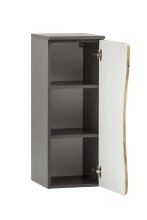 Waschbeckenunterschrank >Kaprun< (B/H/T: 37x79x35 cm) in graphit aus MDF