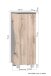 Waschbeckenunterschrank >Kaprun< (B/H/T: 37x79x35 cm) in graphit aus MDF