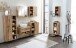 Waschbeckenunterschrank >Kaprun< (B/H/T: 60x79x35 cm) in wotaneiche aus MDF