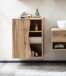 Waschbeckenunterschrank >Kaprun< (B/H/T: 60x79x35 cm) in wotaneiche aus MDF