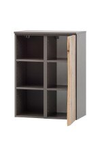 Waschbeckenunterschrank >Kaprun< (B/H/T: 60x79x35 cm) in graphit aus MDF