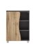 Waschbeckenunterschrank >Kaprun< (B/H/T: 60x79x35 cm) in graphit aus MDF