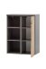 Waschbeckenunterschrank >Kaprun< (B/H/T: 60x79x35 cm) in graphit aus MDF