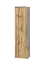 Midischrank >Kaprun< (B/H/T: 37x130x35 cm) in graphit - 37x130x35 (BxHxT)