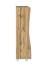 Midischrank >Kaprun< (B/H/T: 37x130x35 cm) in graphit - 37x130x35 (BxHxT)