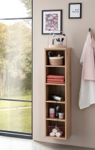 Wandregal >Kaprun< (B/H/T: 30x130x35 cm) in wotaneiche - 30x130x35cm (BxHxT)