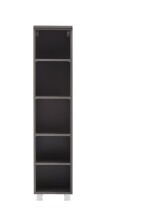 Wandregal >Kaprun< (B/H/T: 30x130x35 cm) in graphit - 30x130x35cm (BxHxT)