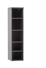 Wandregal >Kaprun< (B/H/T: 30x130x35 cm) in graphit - 30x130x35cm (BxHxT)