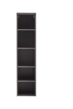 Wandregal >Kaprun< (B/H/T: 30x130x35 cm) in graphit - 30x130x35cm (BxHxT)
