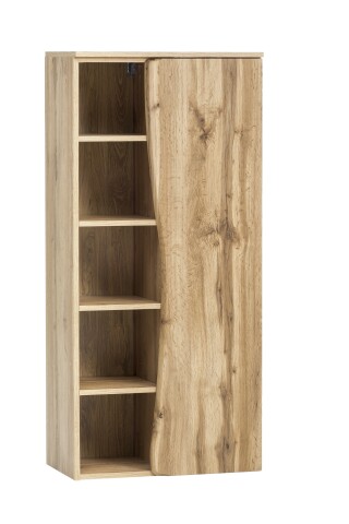 Midischrank >Kaprun< (B/H/T: 60x130x35 cm) in wotaneiche - 60x130x35 (BxHxT)