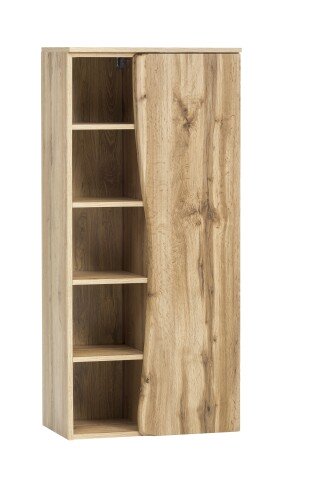 Midischrank >Kaprun< (B/H/T: 60x130x35 cm) in wotaneiche - 60x130x35 (BxHxT)