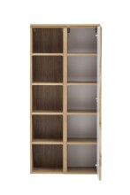 Midischrank >Kaprun< (B/H/T: 60x130x35 cm) in wotaneiche - 60x130x35 (BxHxT)