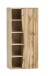 Midischrank >Kaprun< (B/H/T: 60x130x35 cm) in wotaneiche - 60x130x35 (BxHxT)