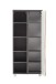 Midischrank >Kaprun< (B/H/T: 60x130x35 cm) in graphit - 60x130x35 (BxHxT)