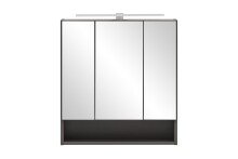 Badezimmerspiegelschrank >Kaprun< (B/H/T: 60x64x20 cm) in graphit