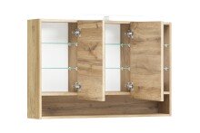 Badezimmerspiegelschrank >Kaprun< (B/H/T: 100x64x20...