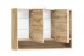 Badezimmerspiegelschrank >Kaprun< (B/H/T: 100x64x20 cm) in wotaneiche