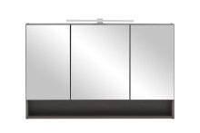 Badezimmerspiegelschrank >Kaprun< (B/H/T: 100x64x20...