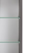 Badezimmerspiegelschrank >Kaprun< (B/H/T: 100x64x20 cm) in graphit