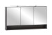 Badezimmerspiegelschrank >Kaprun< (B/H/T: 120x64x20 cm) in graphit