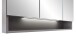 Badezimmerspiegelschrank >Kaprun< (B/H/T: 120x64x20 cm) in graphit
