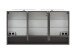 Badezimmerspiegelschrank >Kaprun< (B/H/T: 120x64x20 cm) in graphit