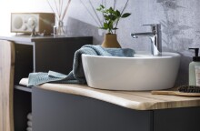 Waschtisch-Set >Kaprun< (B/H/T: 61x55x47 cm) in graphit - 61x55x47 (BxHxT)