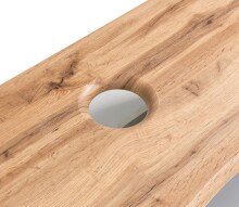 Waschtisch-Set >Kaprun< (B/H/T: 61x55x47 cm) in graphit - 61x55x47 (BxHxT)