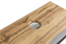 Waschtisch-Set >Kaprun< (B/H/T: 101x55x47 cm) in wotaneiche - 101x55x47 (BxHxT)