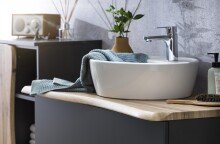 Waschtisch-Set >Kaprun< (B/H/T: 101x55x47 cm) in graphit - 101x55x47 (BxHxT)