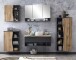 Waschtisch-Set >Kaprun< (B/H/T: 101x55x47 cm) in graphit - 101x55x47 (BxHxT)