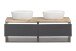 Waschtisch-Set >Kaprun< (B/H/T: 121x55x47 cm) in graphit - 121x55x47 (BxHxT)