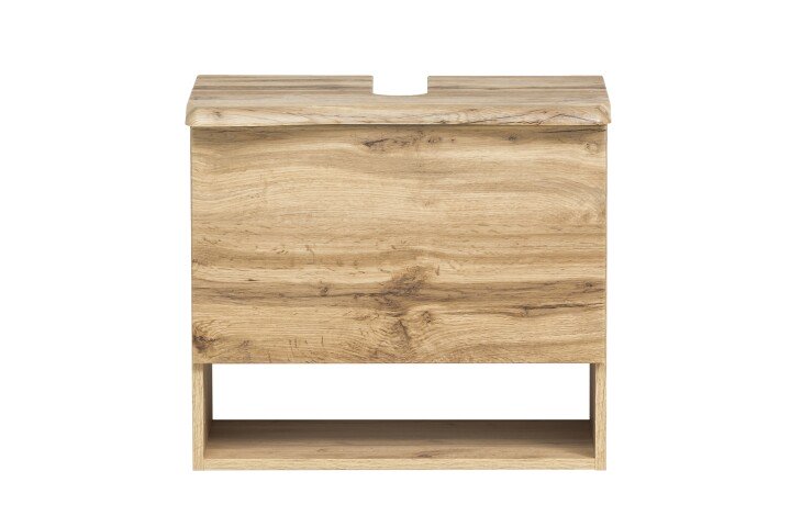 Waschtisch-Set >Kaprun< (B/H/T: 61x55x47 cm) in wotaneiche - 61x55x47 (BxHxT)